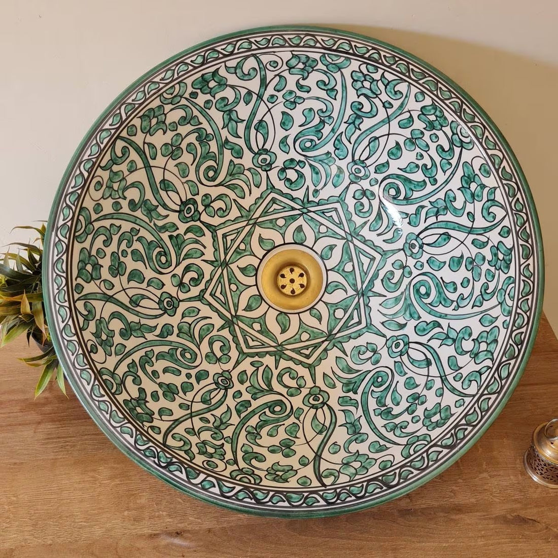 Handmade Moroccan Ceramic Sink #151