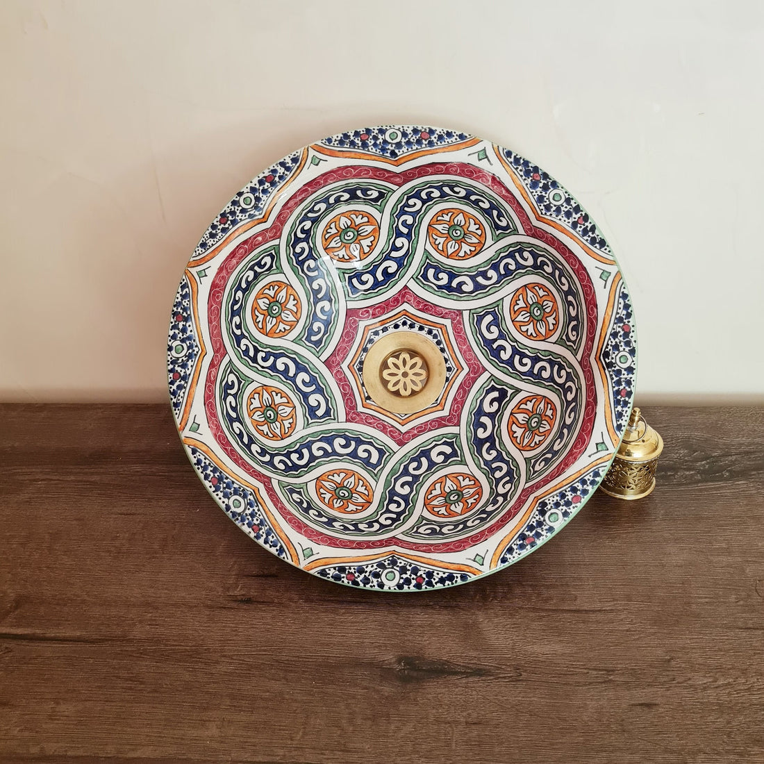 Handmade Moroccan Ceramic Sink #153