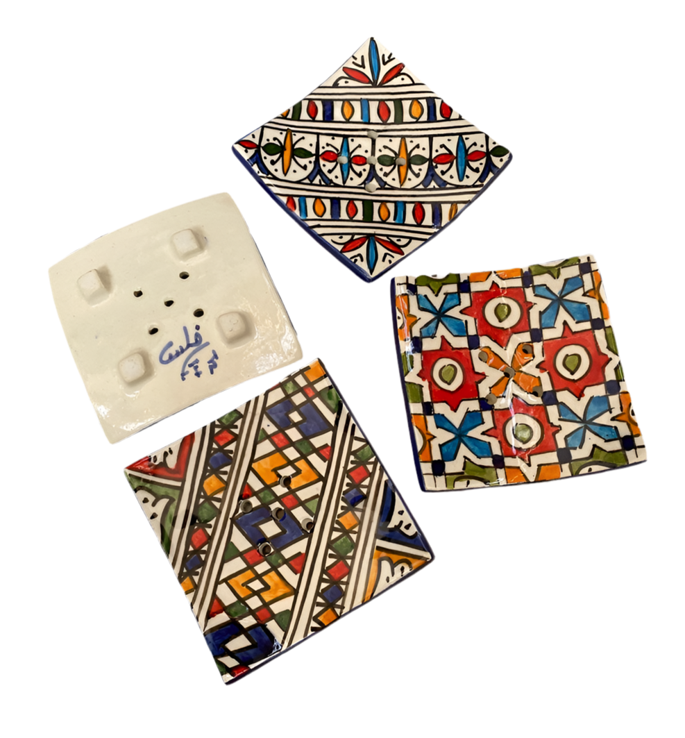 Set of Moroccan Ceramic Soap Dish #12