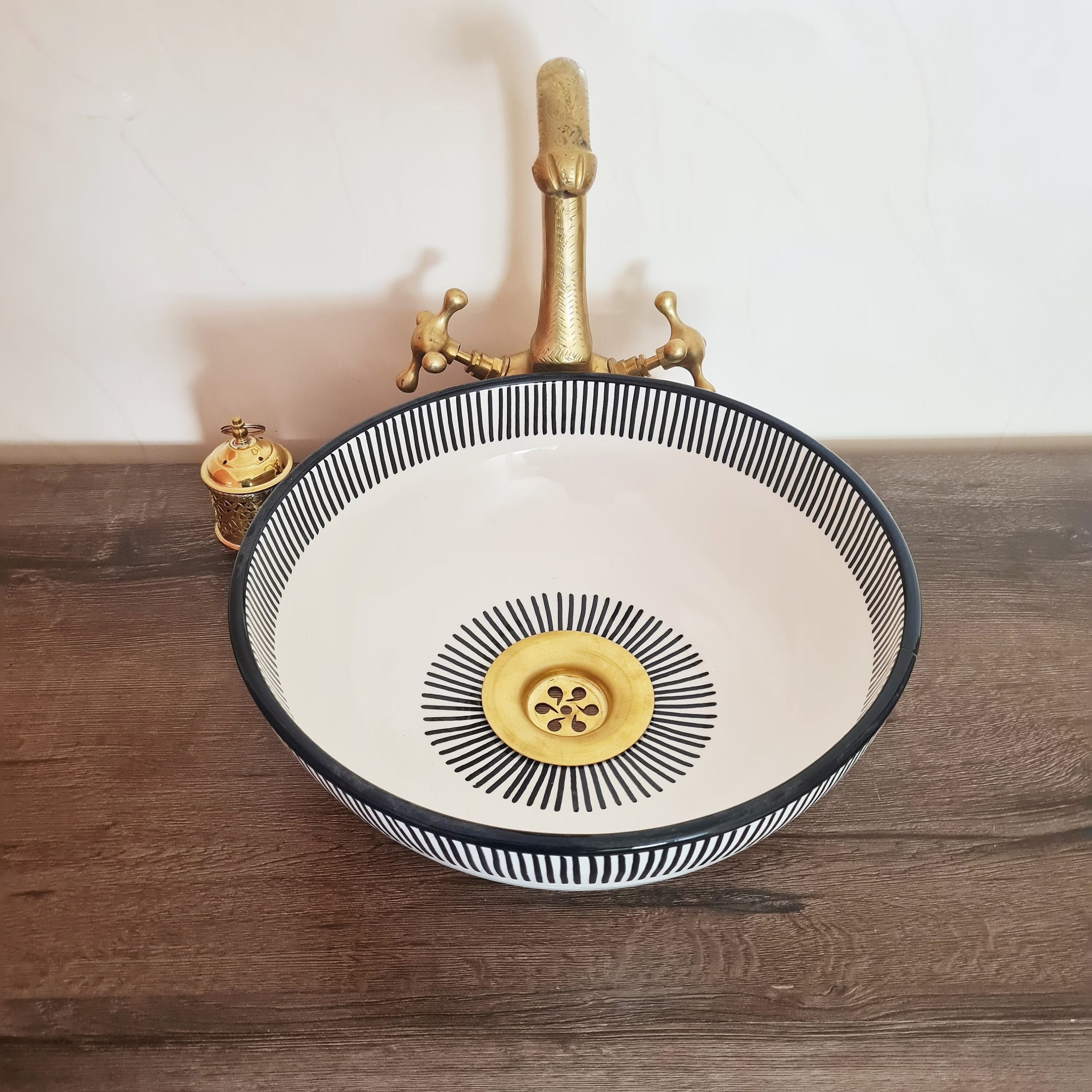 Handmade Moroccan Ceramic Sink #38