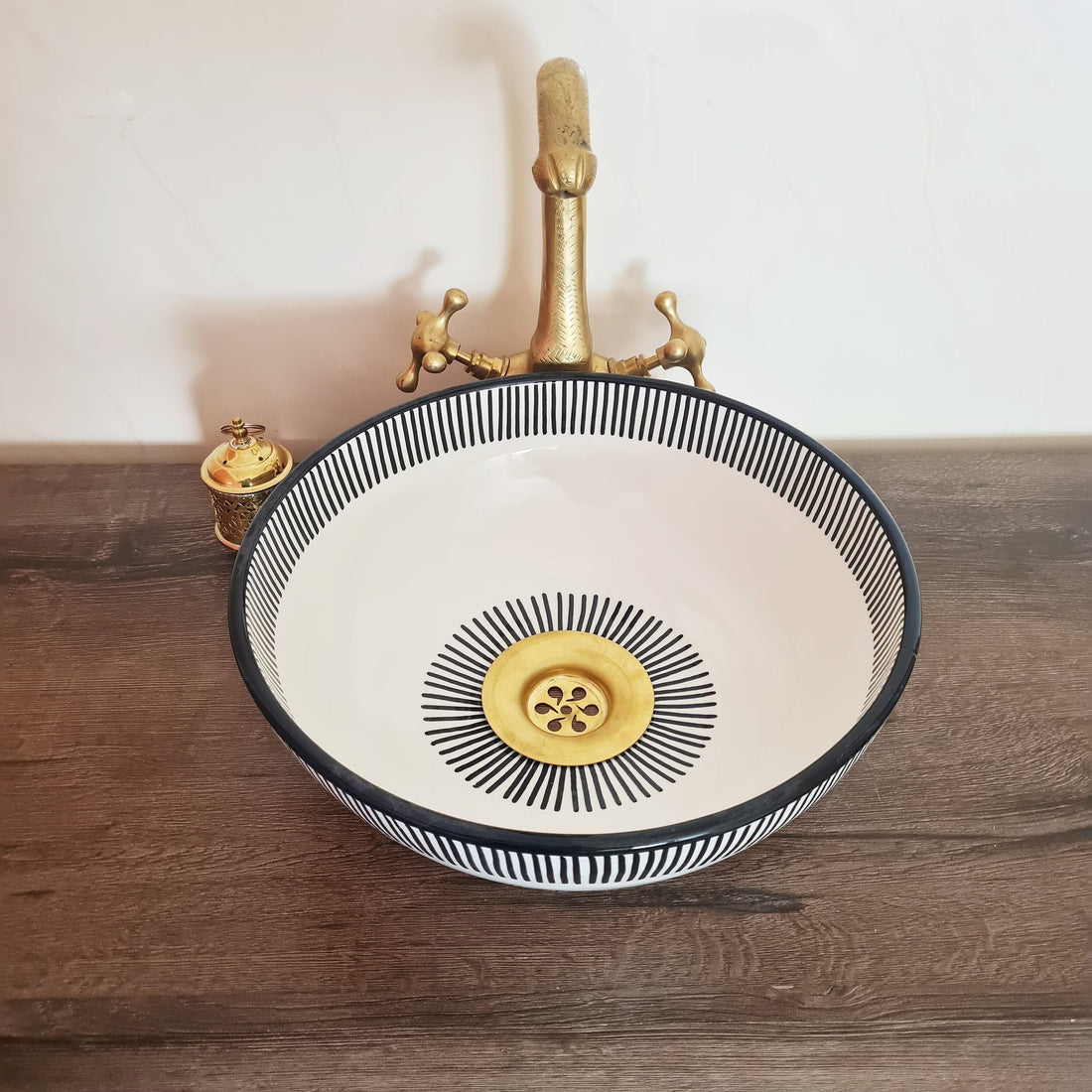 Handmade Moroccan Ceramic Sink #38