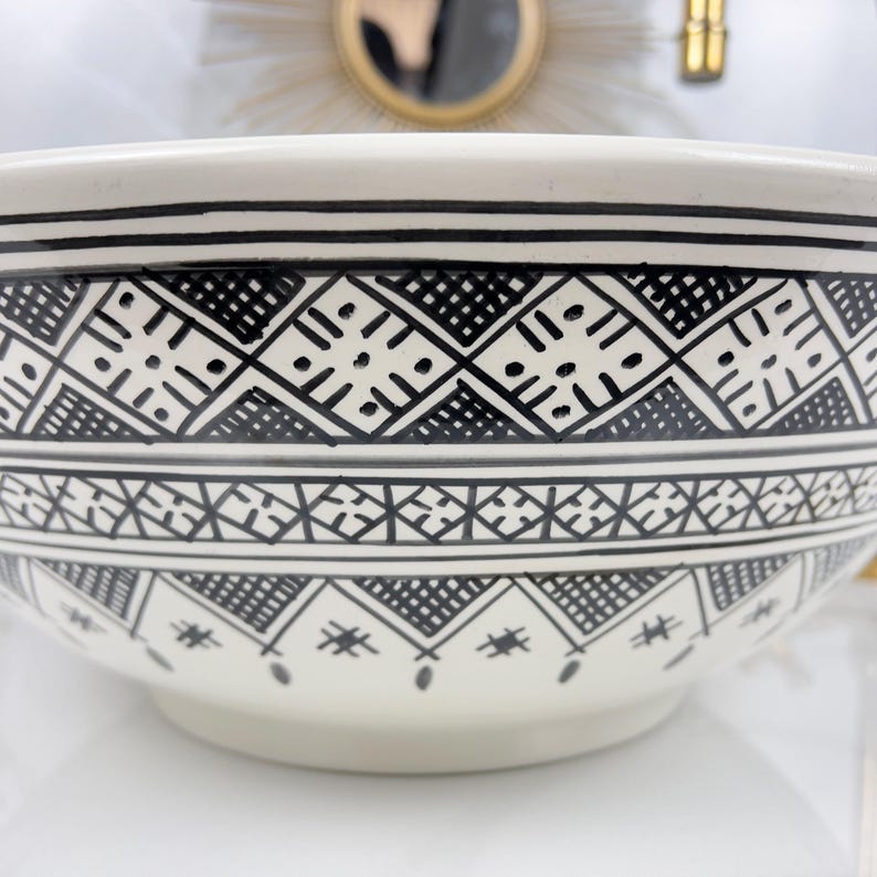  Handmade Moroccan Ceramic Sink #56