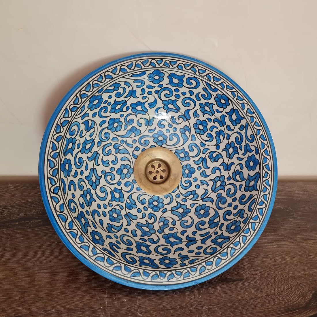 Handmade Moroccan Ceramic Sink #60