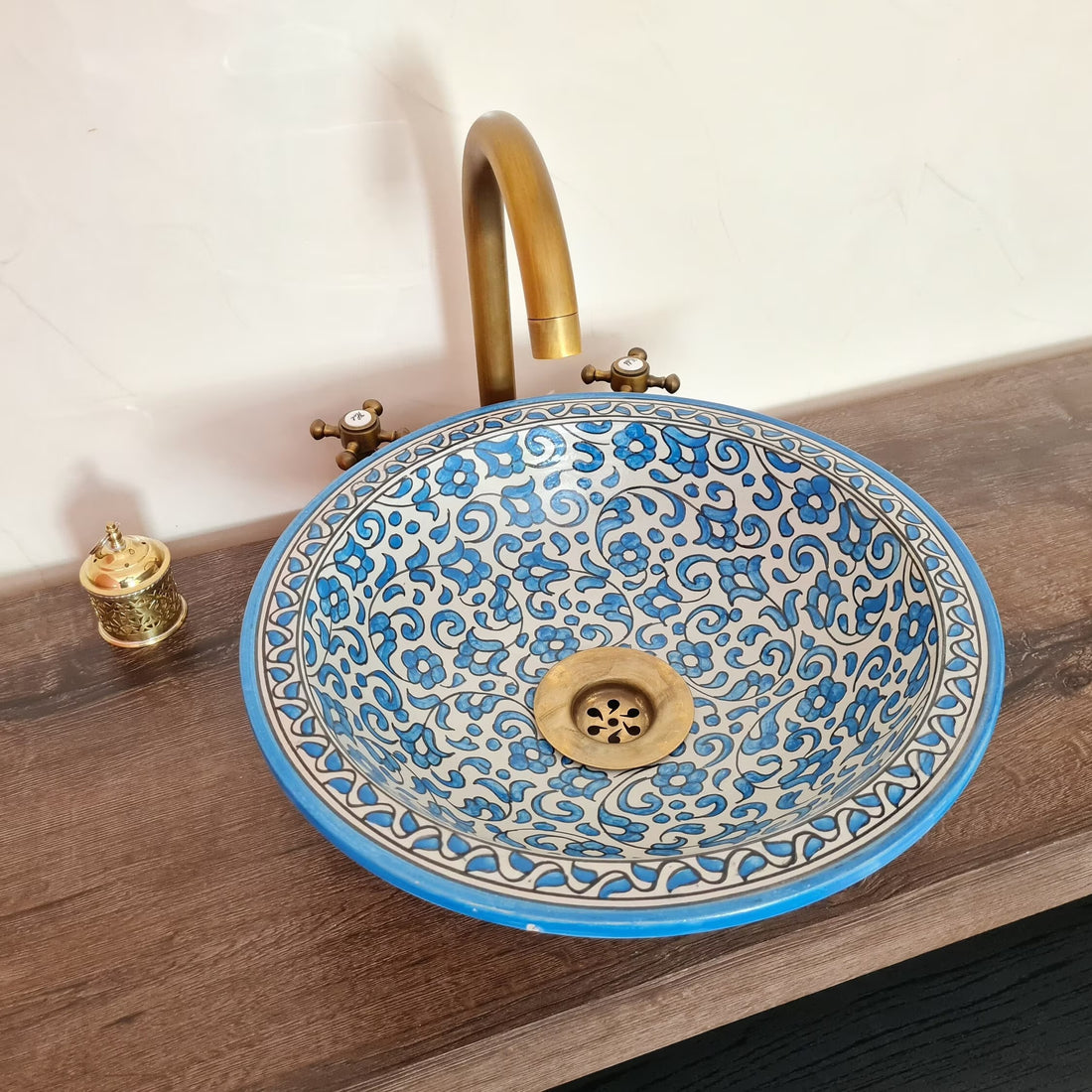 Handmade Moroccan Ceramic Sink #60