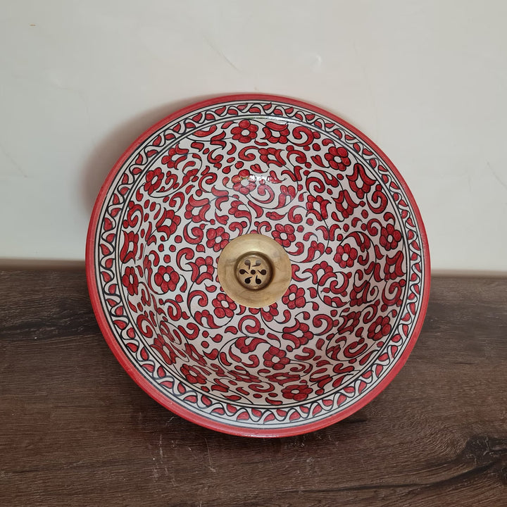 Handmade Moroccan Ceramic Sink #88