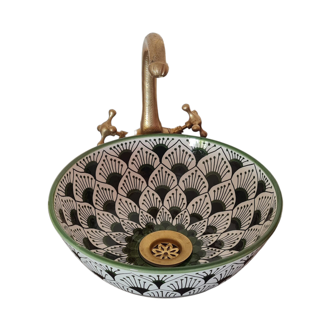  Handmade Moroccan Ceramic Sink #9