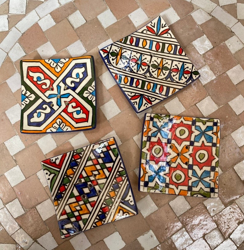 Set of Moroccan Ceramic Soap Dish #12