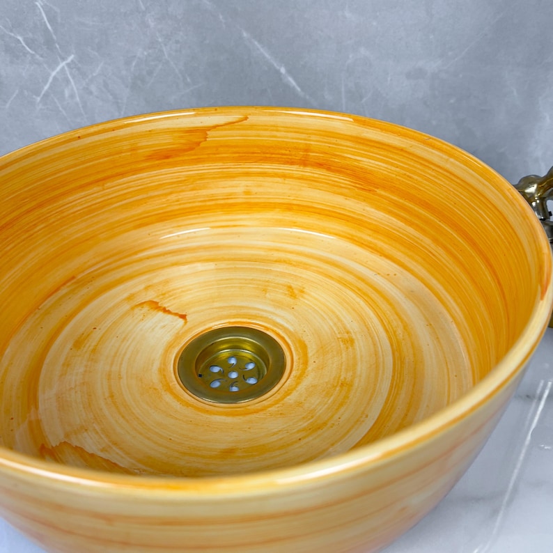  Handmade Moroccan Ceramic Sink #56