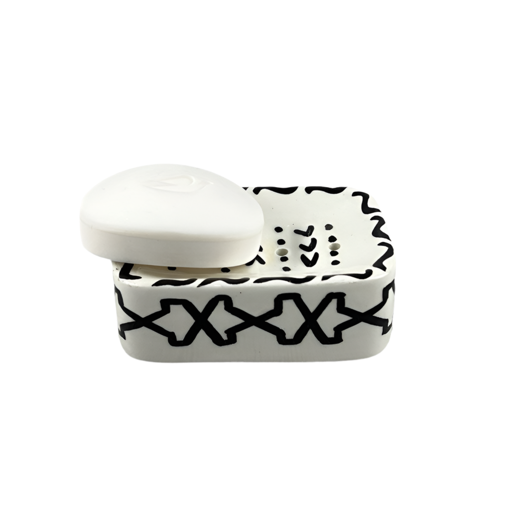 Moroccan ceramic soap dish #9