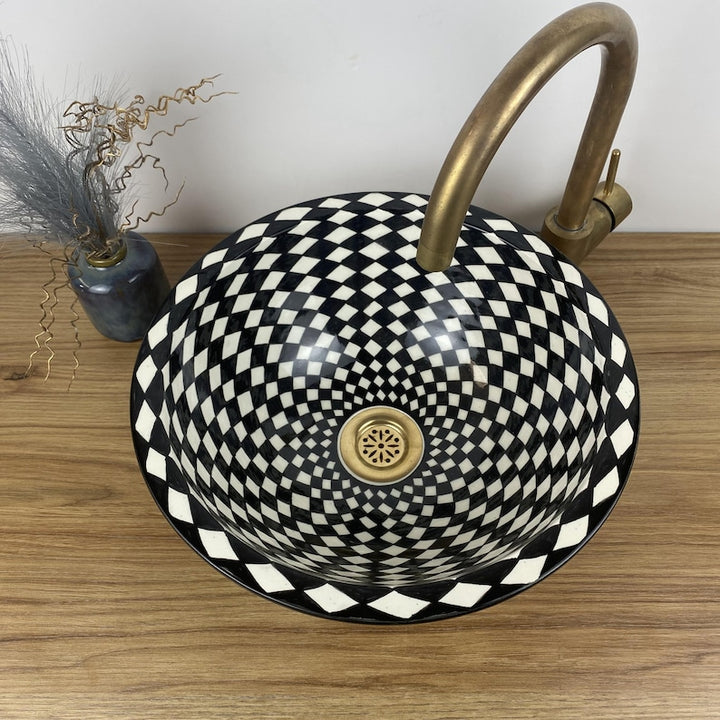 Handmade Moroccan Ceramic Sink #250