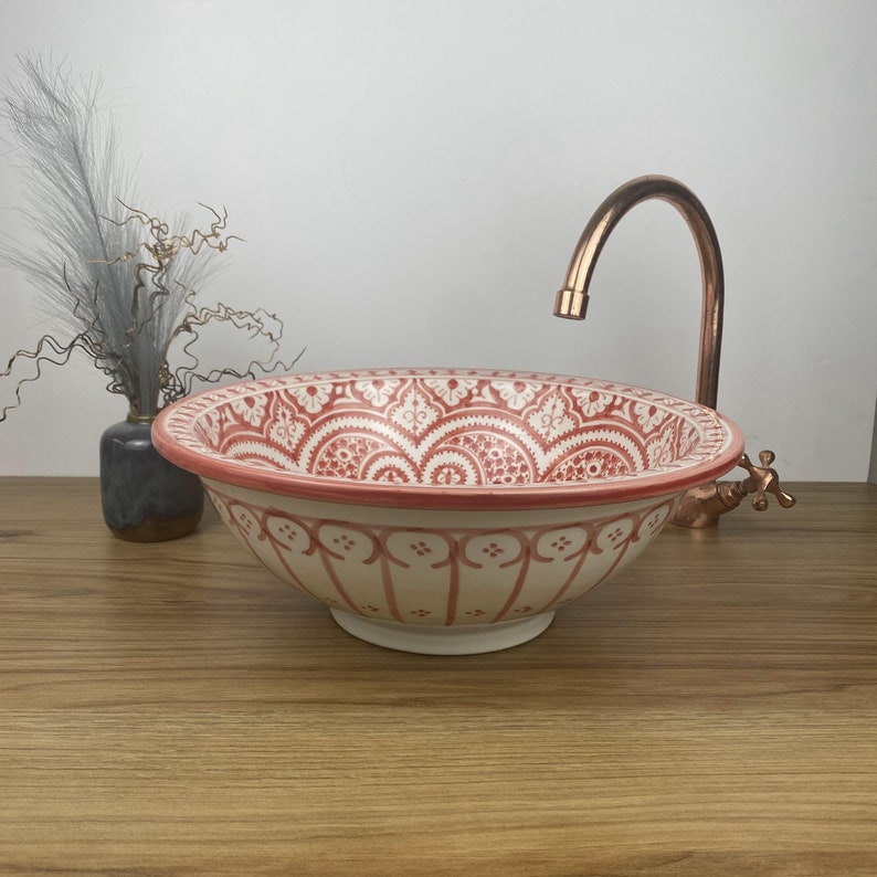 Moroccan sink | bathroom sink | Handcrafted moroccan sink-bowl #266