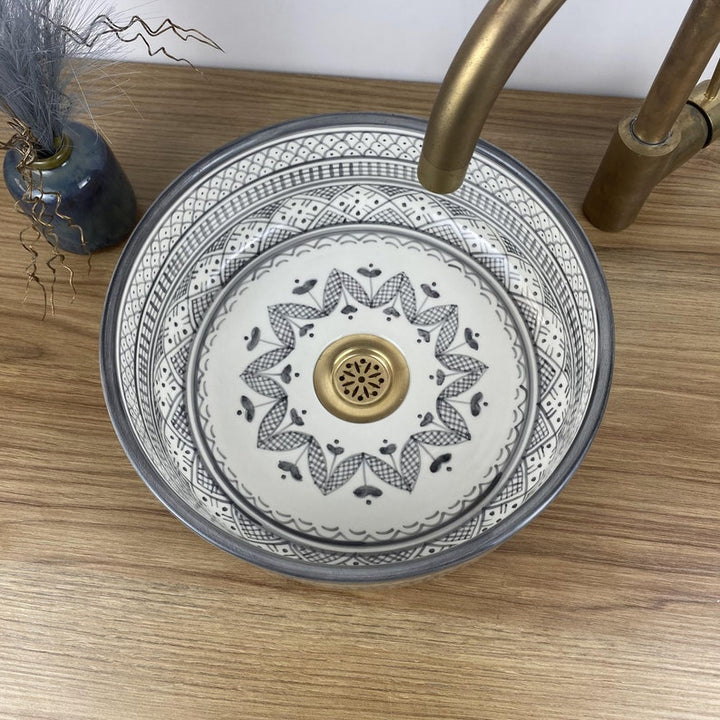 Handmade Moroccan Ceramic Sink #245