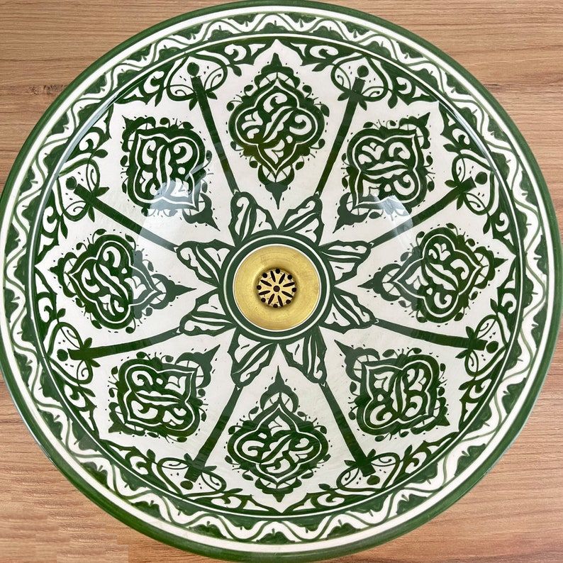 Handmade Moroccan Ceramic Sink #185JA