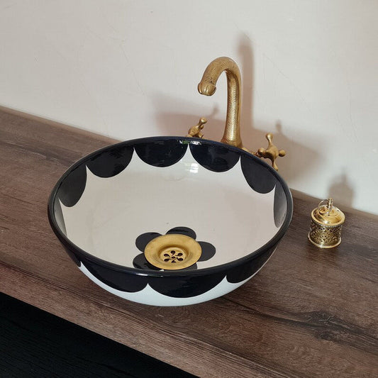 Moroccan sink | moroccan ceramic sink | bathroom sink | moroccan sink bowl #228