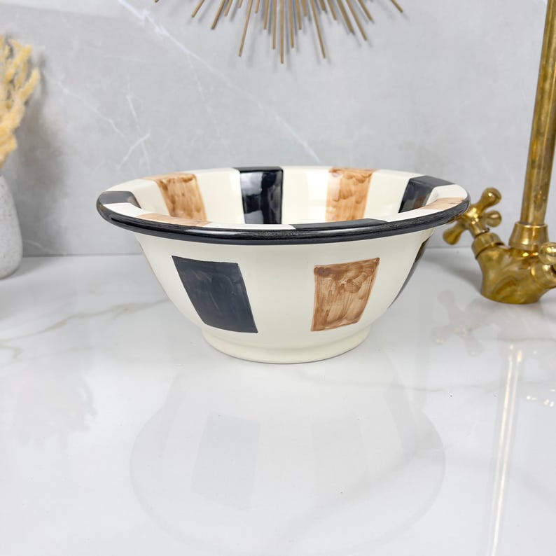  Handmade Moroccan Ceramic Sink #56