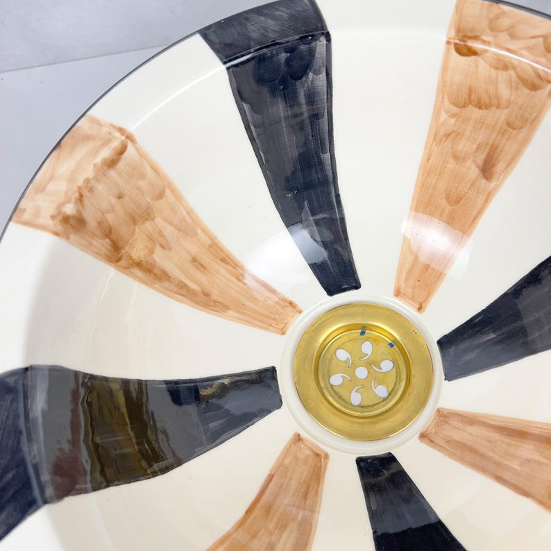  Handmade Moroccan Ceramic Sink #56