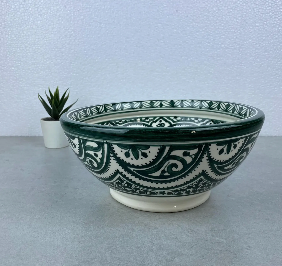  Handmade Moroccan Ceramic Sink #56