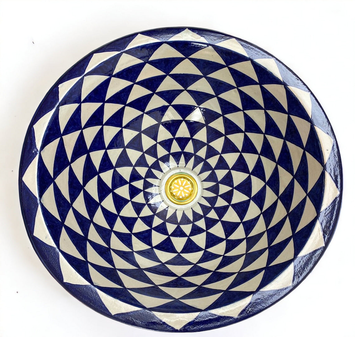 Handmade Moroccan Ceramic Sink #93