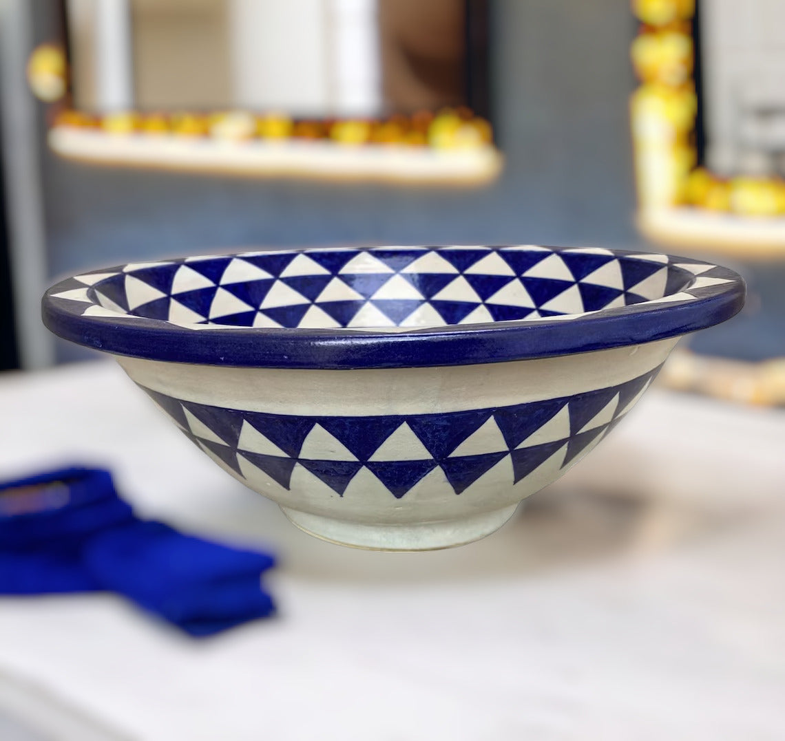 Handmade Moroccan Ceramic Sink #93
