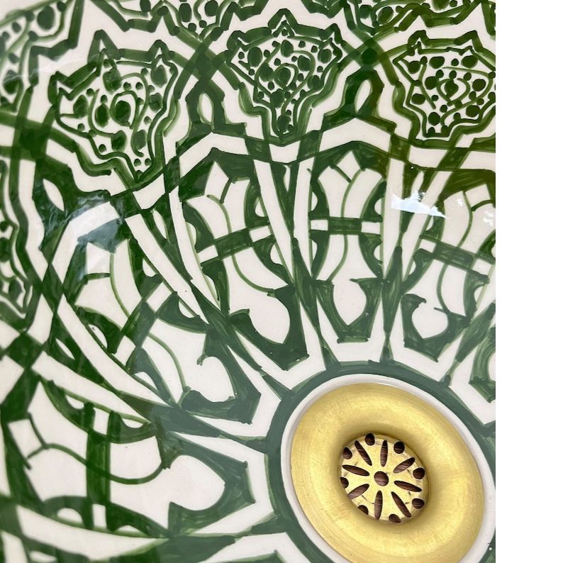 Handmade Moroccan Ceramic Sink #185K