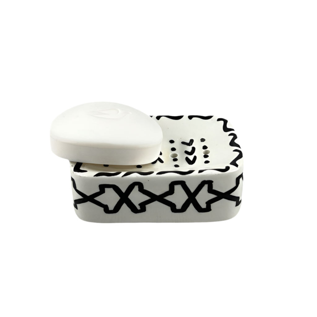 Moroccan ceramic soap dish #9