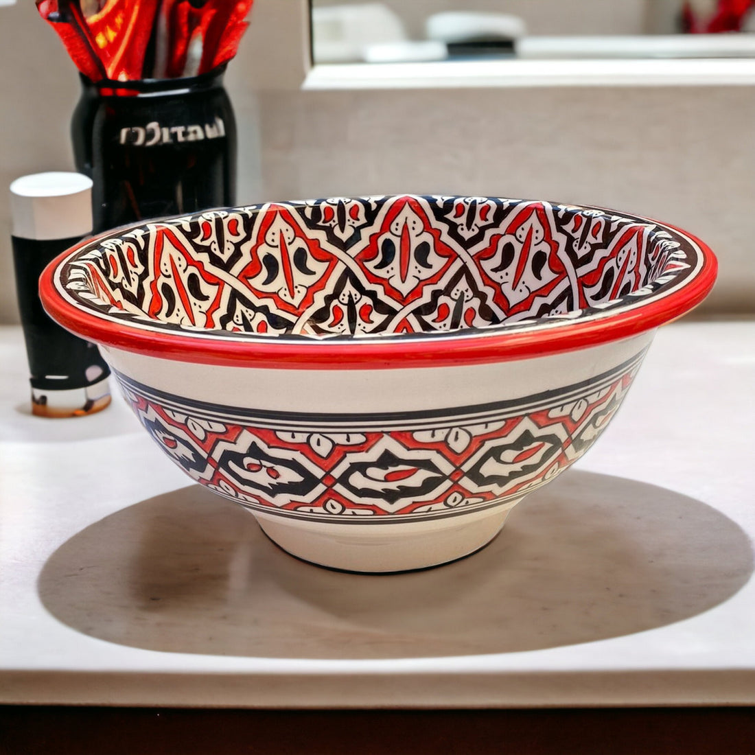  Handmade Moroccan Ceramic Sink #17