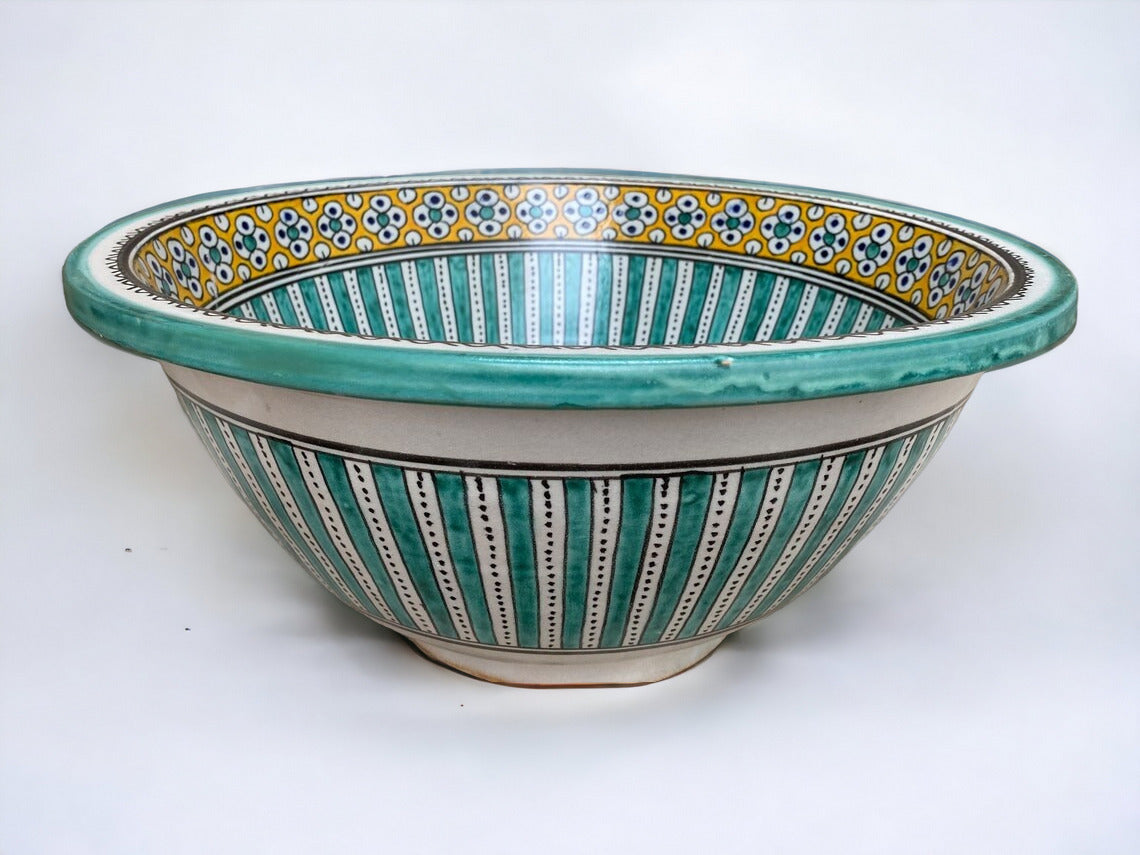 Handmade Moroccan Ceramic Sink #95