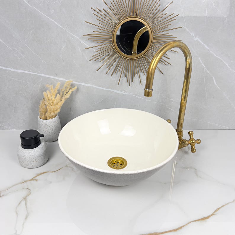  Handmade Moroccan Ceramic Sink #56