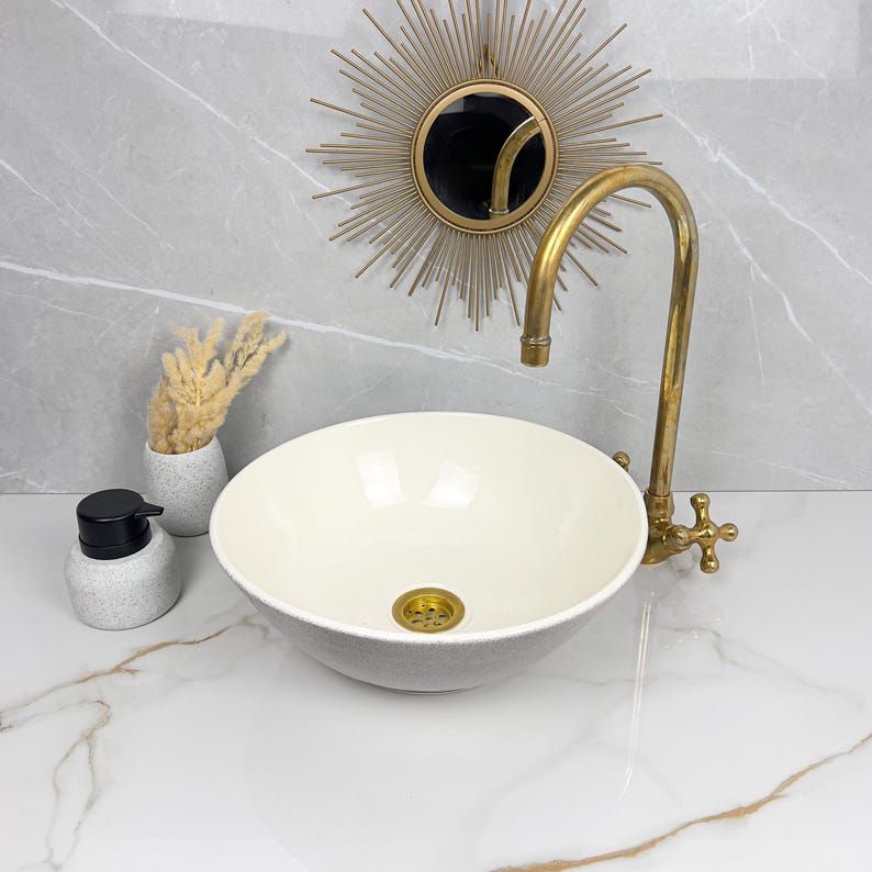  Handmade Moroccan Ceramic Sink #56