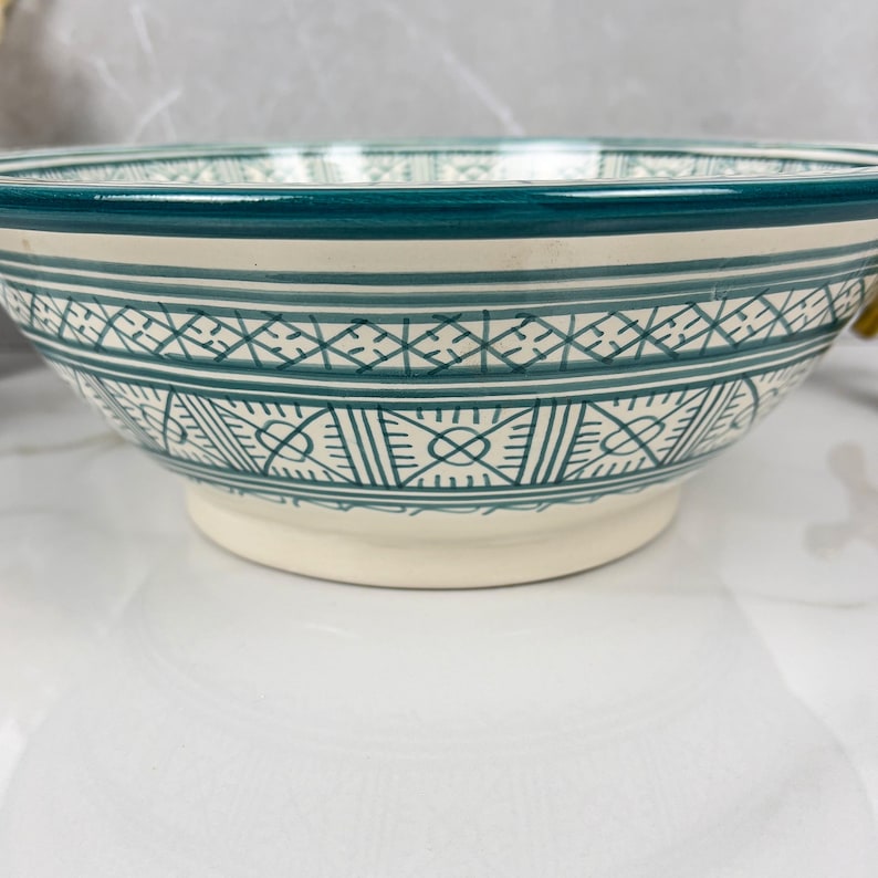  Handmade Moroccan Ceramic Sink #56