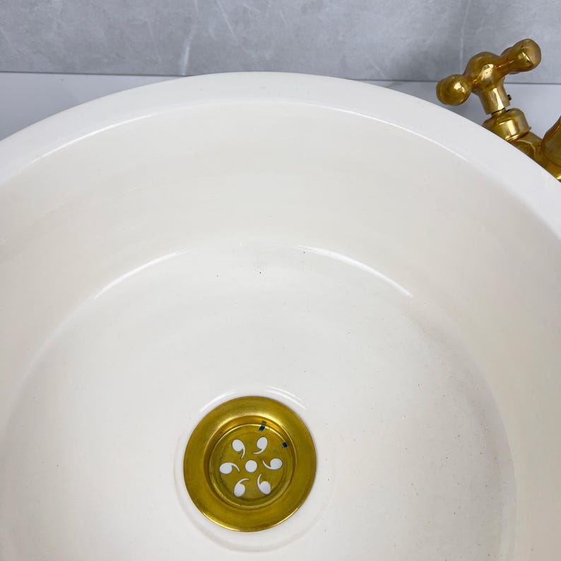  Handmade Moroccan Ceramic Sink #56