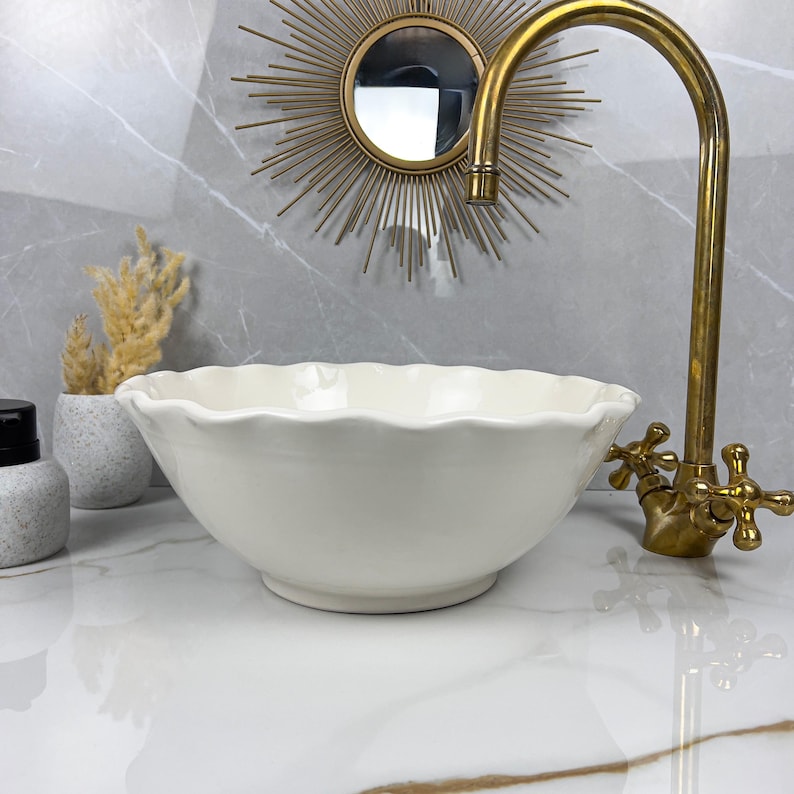  Handmade Moroccan Ceramic Sink #56