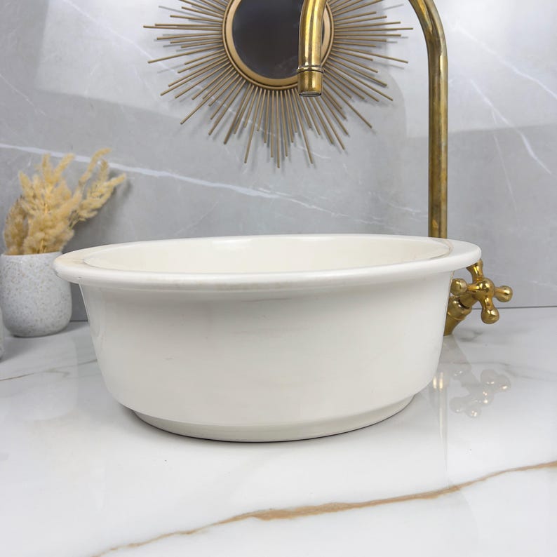  Handmade Moroccan Ceramic Sink #56