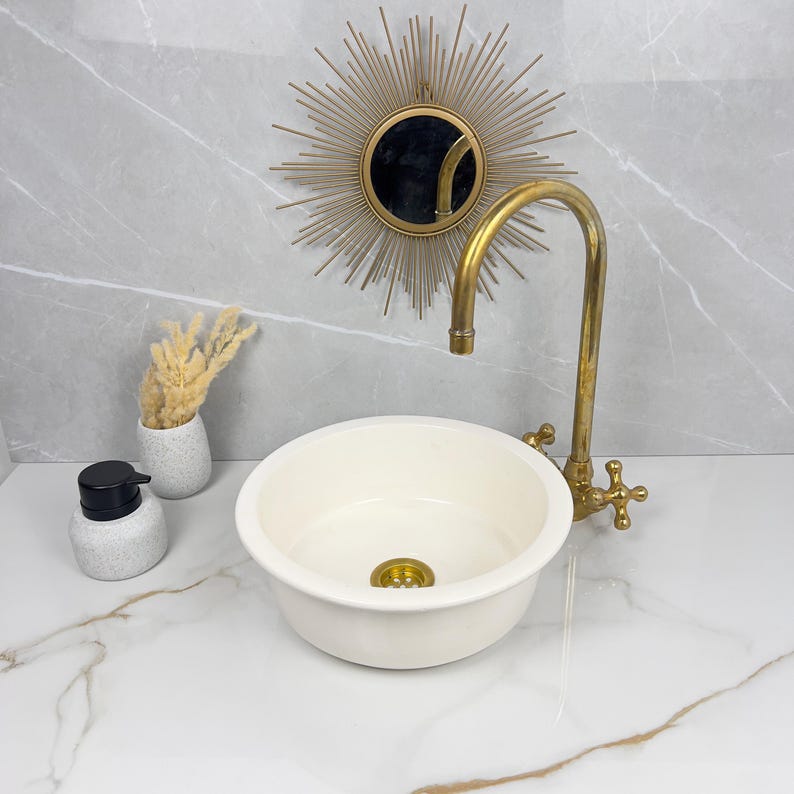  Handmade Moroccan Ceramic Sink #56