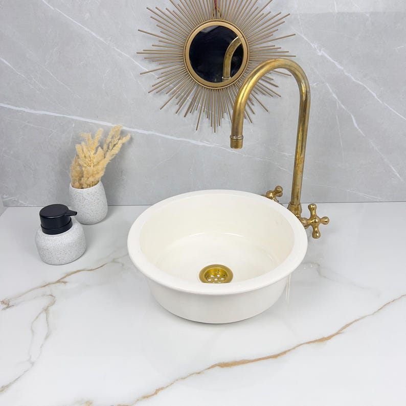  Handmade Moroccan Ceramic Sink #56