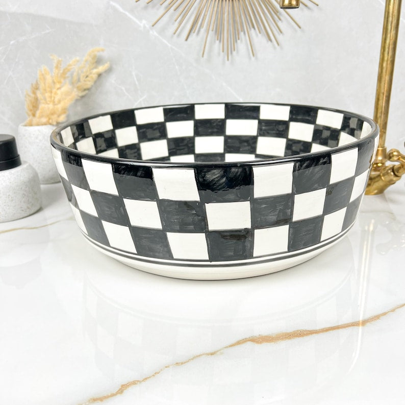  Handmade Moroccan Ceramic Sink #56