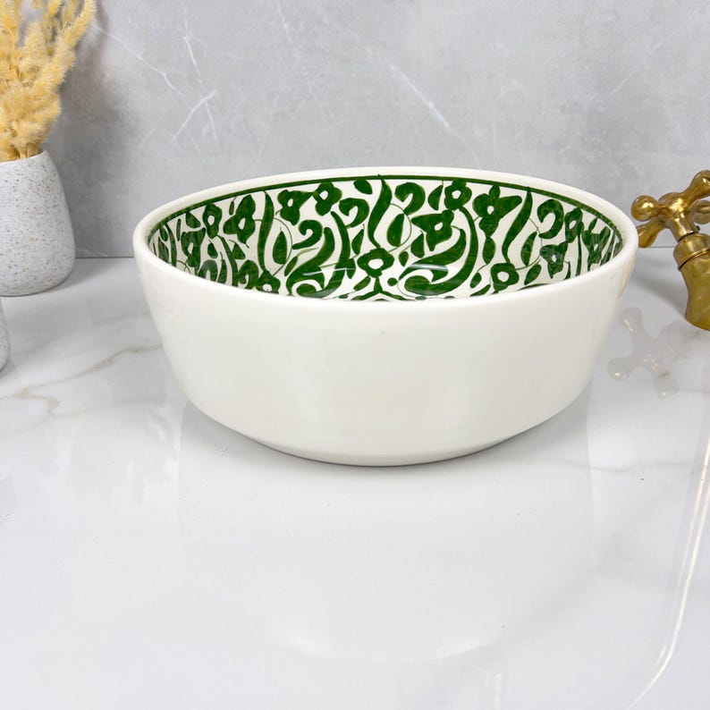 Handmade Moroccan Ceramic Sink #56
