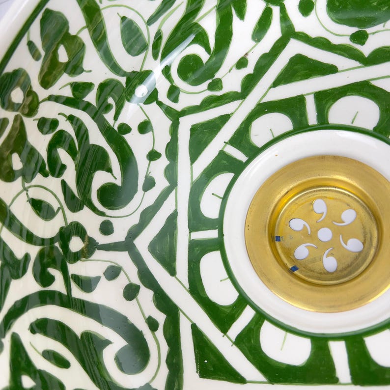  Handmade Moroccan Ceramic Sink #56