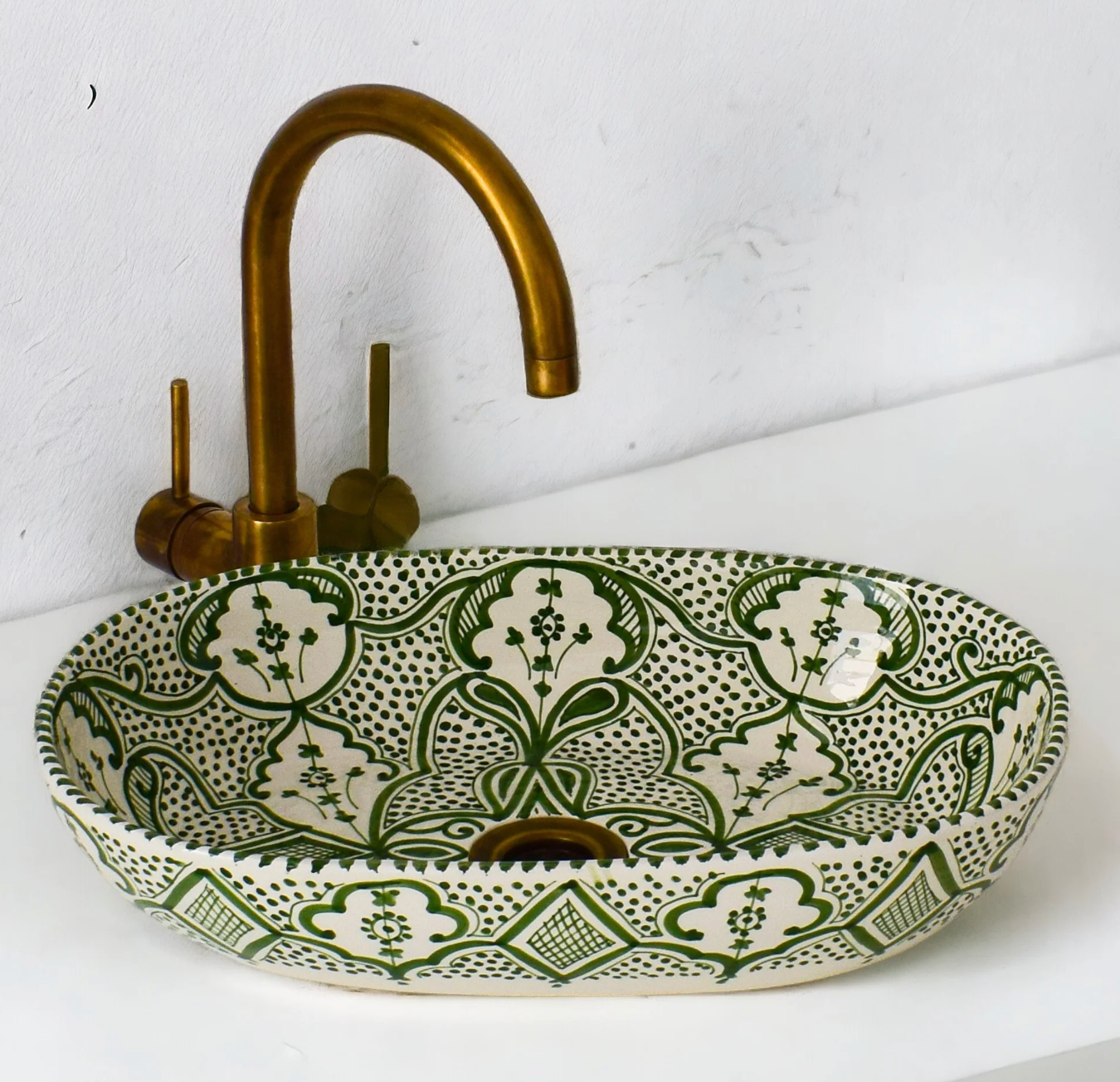 Handcrafted Oval Ceramic Sink #5