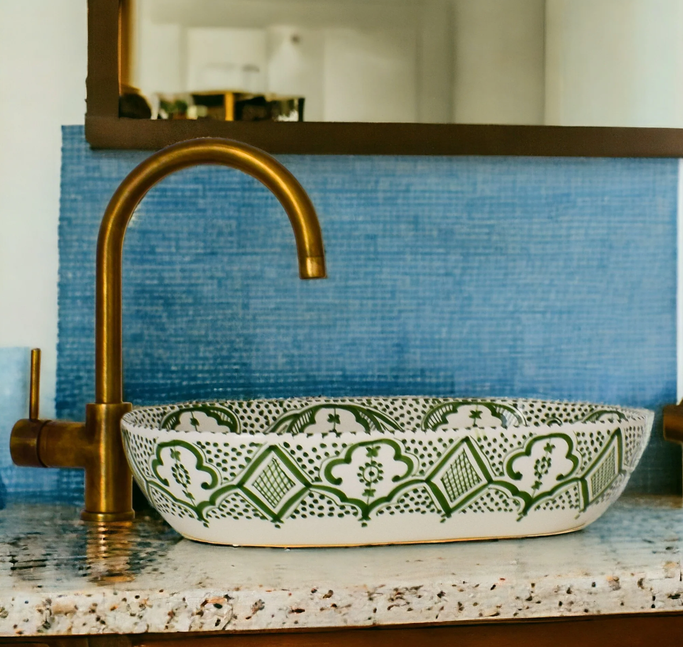 Handcrafted Oval Ceramic Sink #5