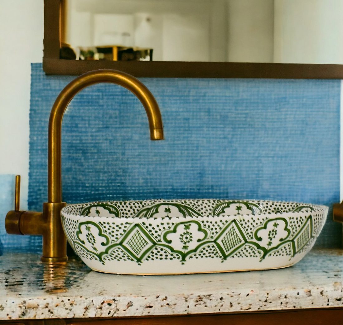 Handcrafted Oval Ceramic Sink #5