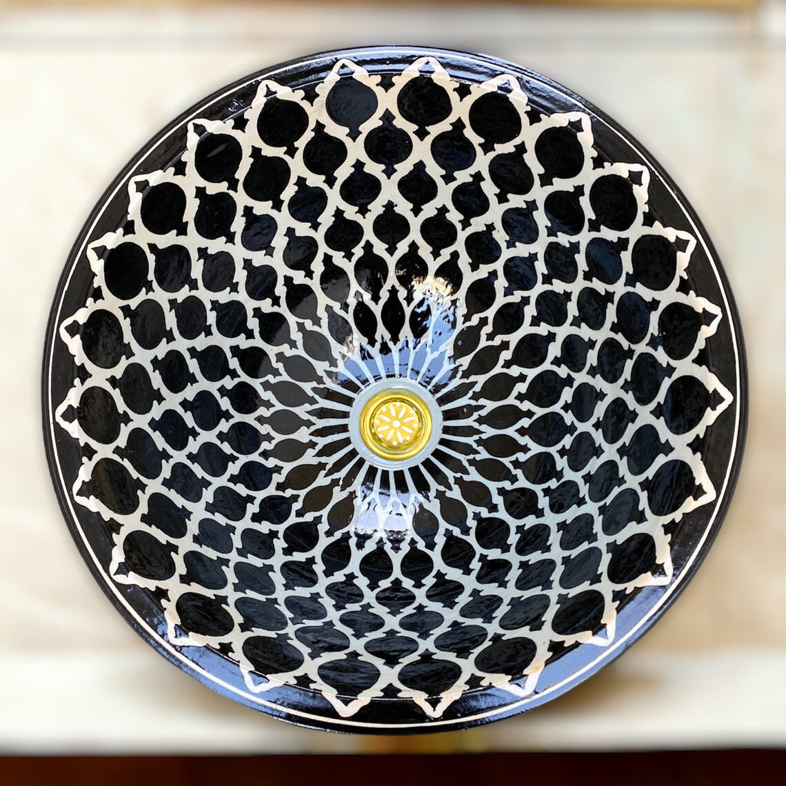 Handmade Moroccan Ceramic Sink #45