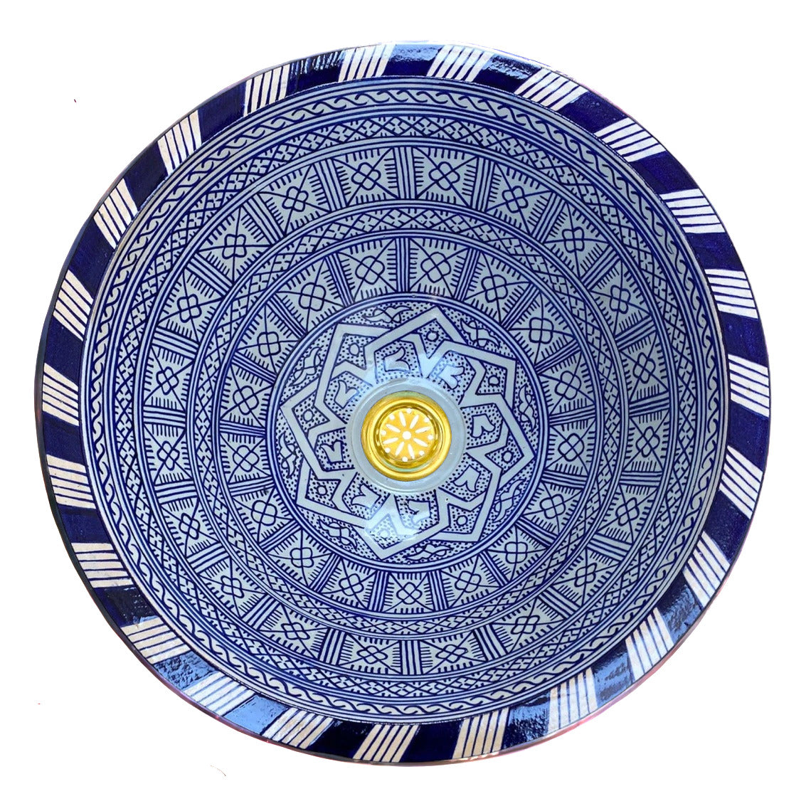 Handmade Moroccan Ceramic Sink #199