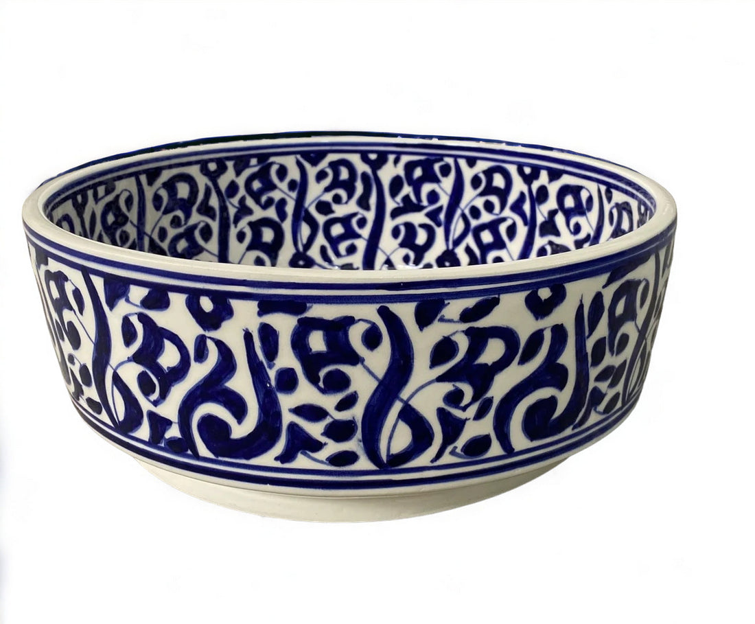 Handmade Moroccan Ceramic Sink #96