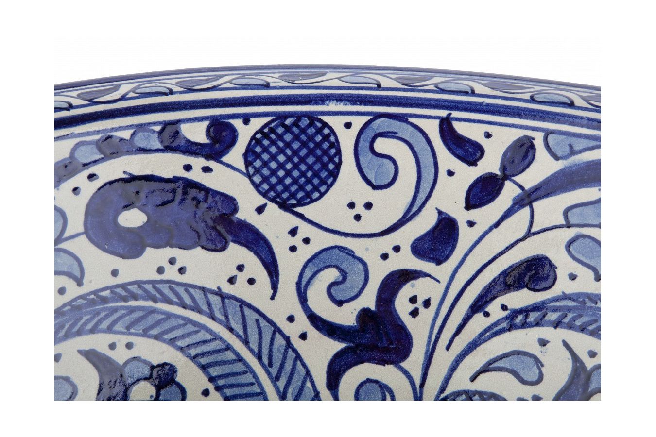 Moroccan sink | moroccan ceramic sink | bathroom sink | moroccan bathroom basin | cloakroom basin | Bleu sink bowl #101 