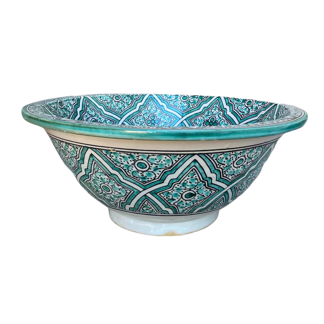 Handmade Moroccan Ceramic Sink #134