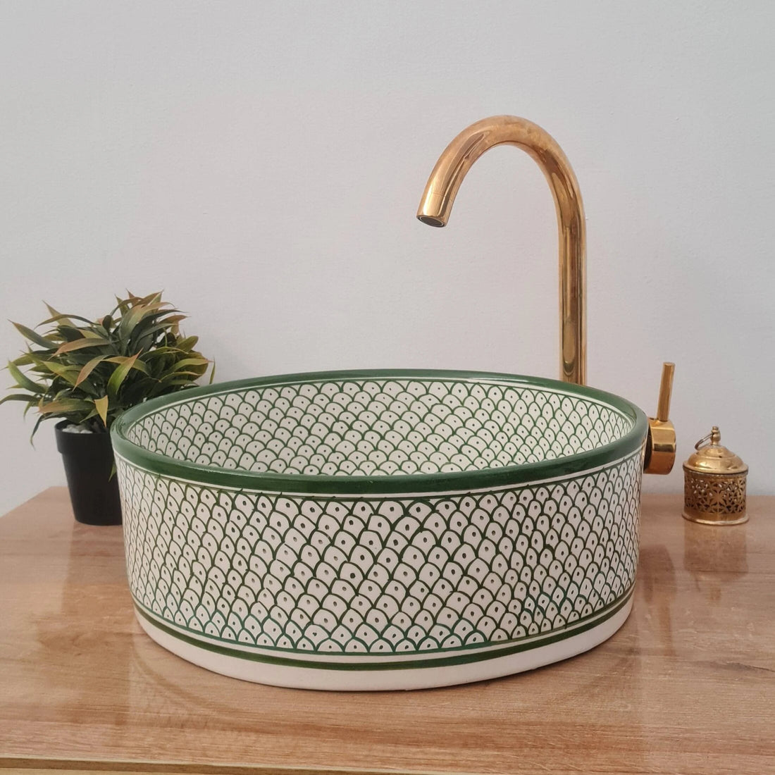 Handmade Moroccan Ceramic Sink #137