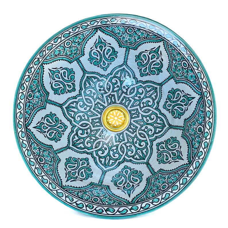 Handmade Moroccan Ceramic Sink #203