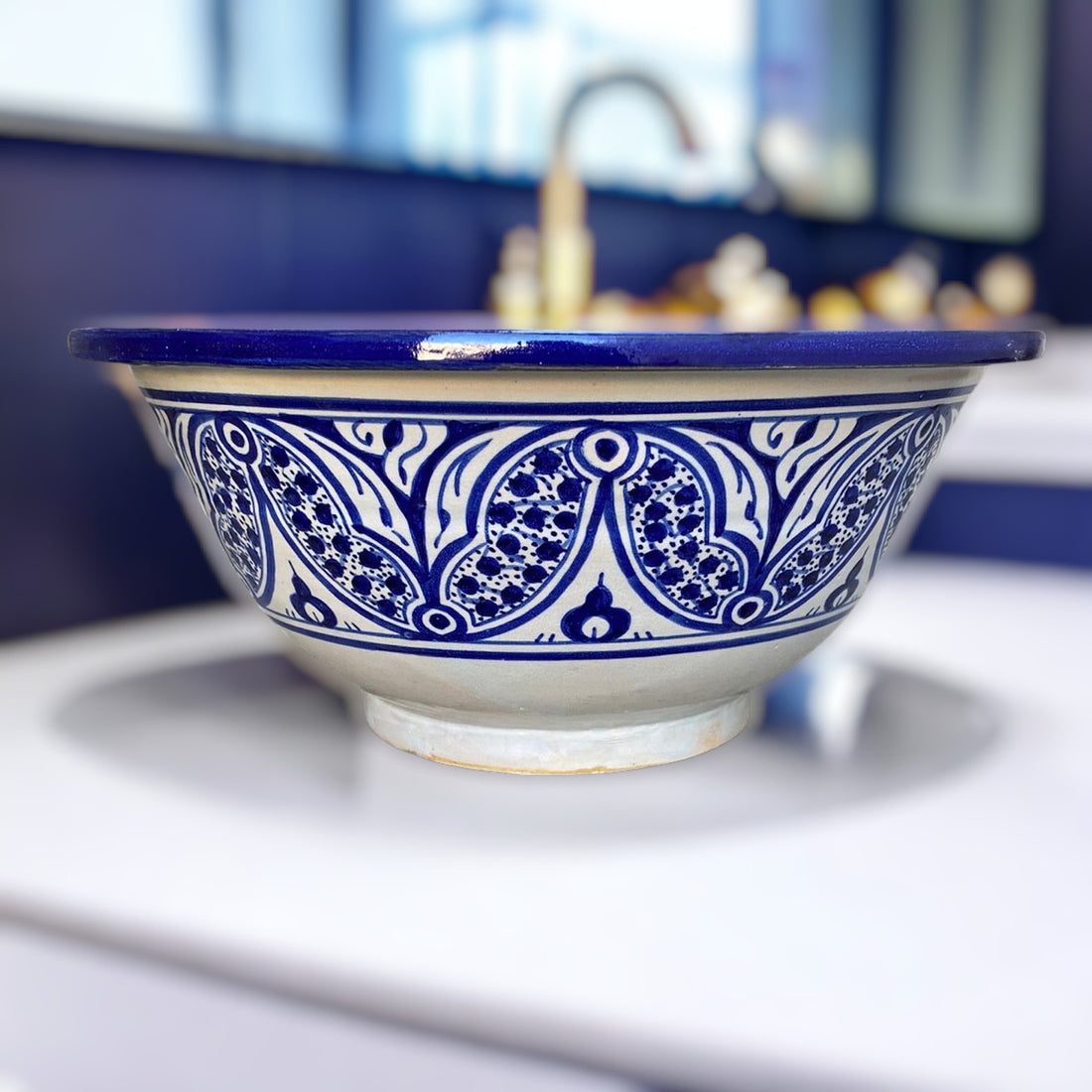  Handmade Moroccan Ceramic Sink #18