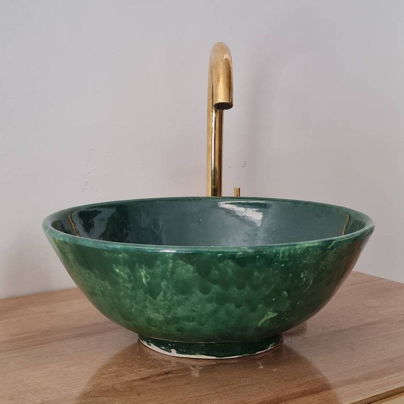 Handmade Moroccan Ceramic Sink #112B